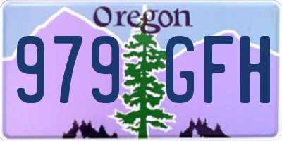 OR license plate 979GFH