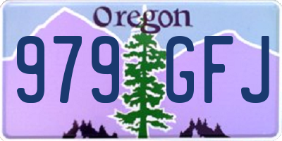 OR license plate 979GFJ