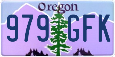 OR license plate 979GFK