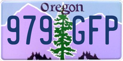 OR license plate 979GFP