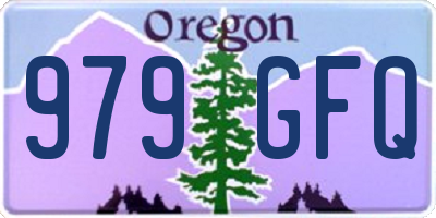 OR license plate 979GFQ