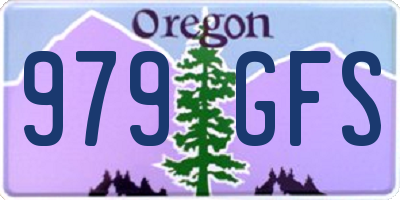 OR license plate 979GFS