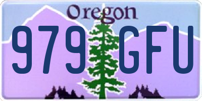 OR license plate 979GFU