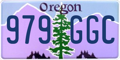 OR license plate 979GGC