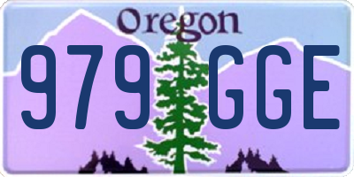 OR license plate 979GGE
