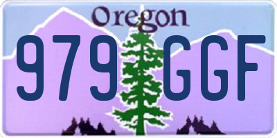 OR license plate 979GGF