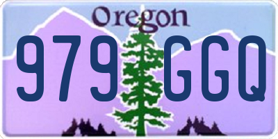 OR license plate 979GGQ