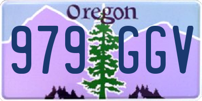 OR license plate 979GGV