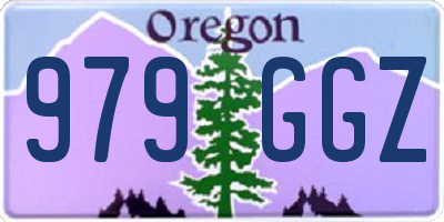 OR license plate 979GGZ