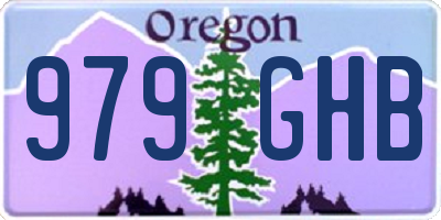 OR license plate 979GHB
