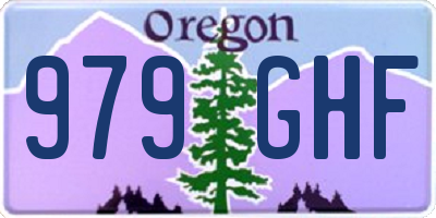 OR license plate 979GHF
