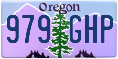 OR license plate 979GHP