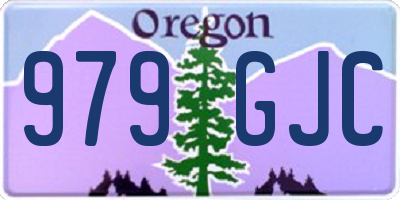 OR license plate 979GJC