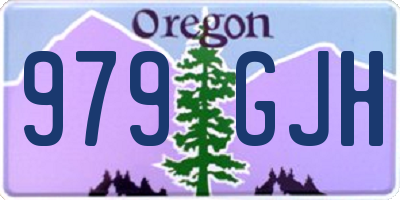OR license plate 979GJH