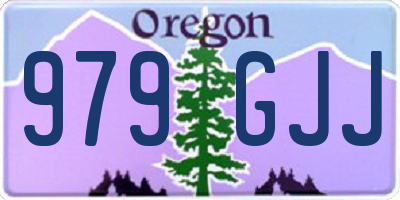 OR license plate 979GJJ