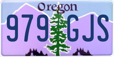 OR license plate 979GJS