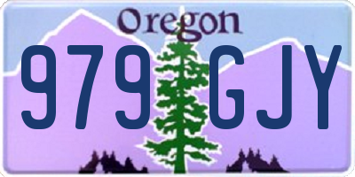 OR license plate 979GJY