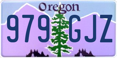 OR license plate 979GJZ