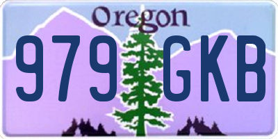 OR license plate 979GKB