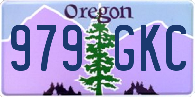 OR license plate 979GKC