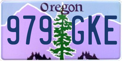 OR license plate 979GKE