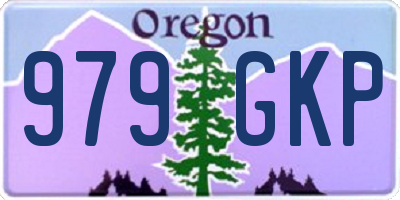 OR license plate 979GKP