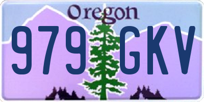 OR license plate 979GKV