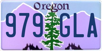 OR license plate 979GLA