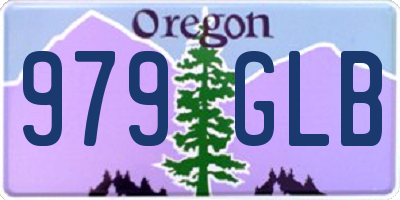 OR license plate 979GLB