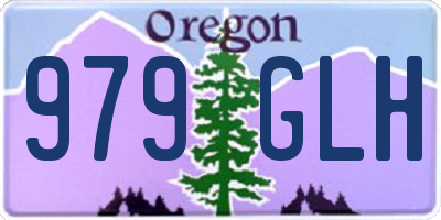 OR license plate 979GLH