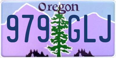 OR license plate 979GLJ