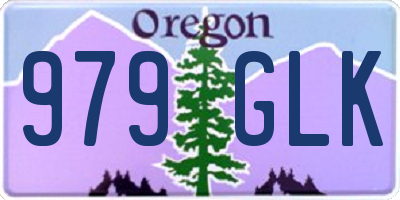 OR license plate 979GLK