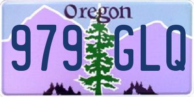 OR license plate 979GLQ