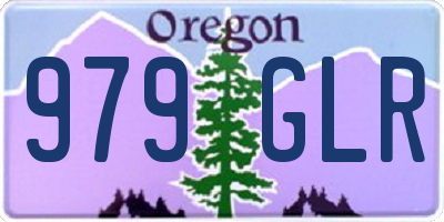 OR license plate 979GLR