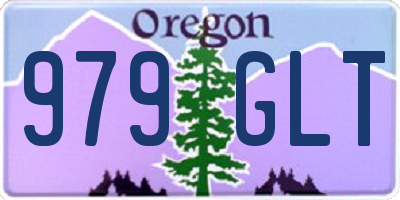 OR license plate 979GLT