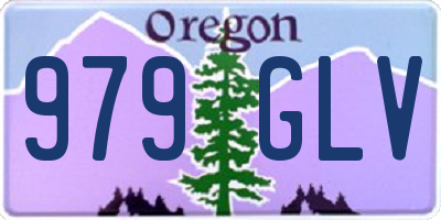 OR license plate 979GLV