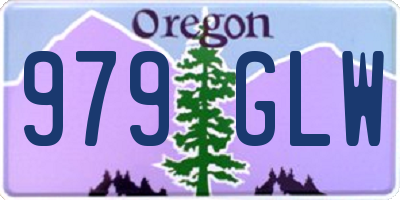 OR license plate 979GLW