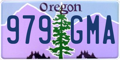OR license plate 979GMA