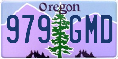 OR license plate 979GMD