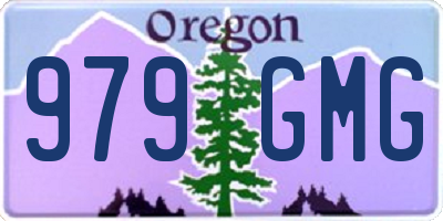 OR license plate 979GMG