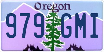 OR license plate 979GMI