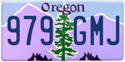 OR license plate 979GMJ