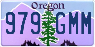 OR license plate 979GMM
