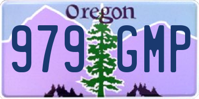 OR license plate 979GMP
