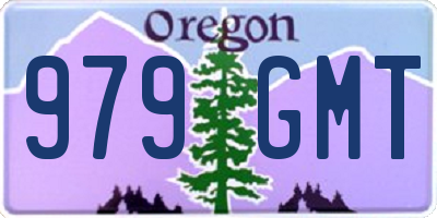 OR license plate 979GMT