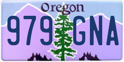 OR license plate 979GNA