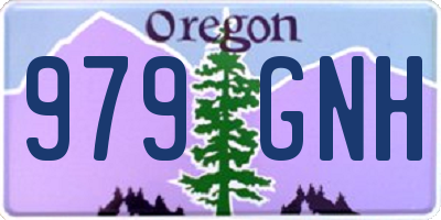 OR license plate 979GNH