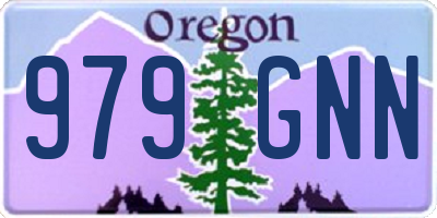 OR license plate 979GNN