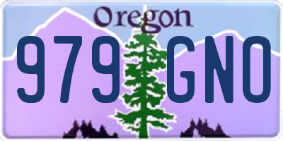 OR license plate 979GNO
