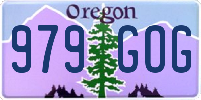 OR license plate 979GOG